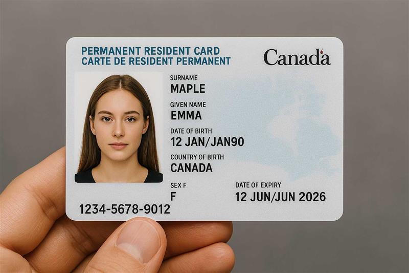 Canada Permanent Resident Card