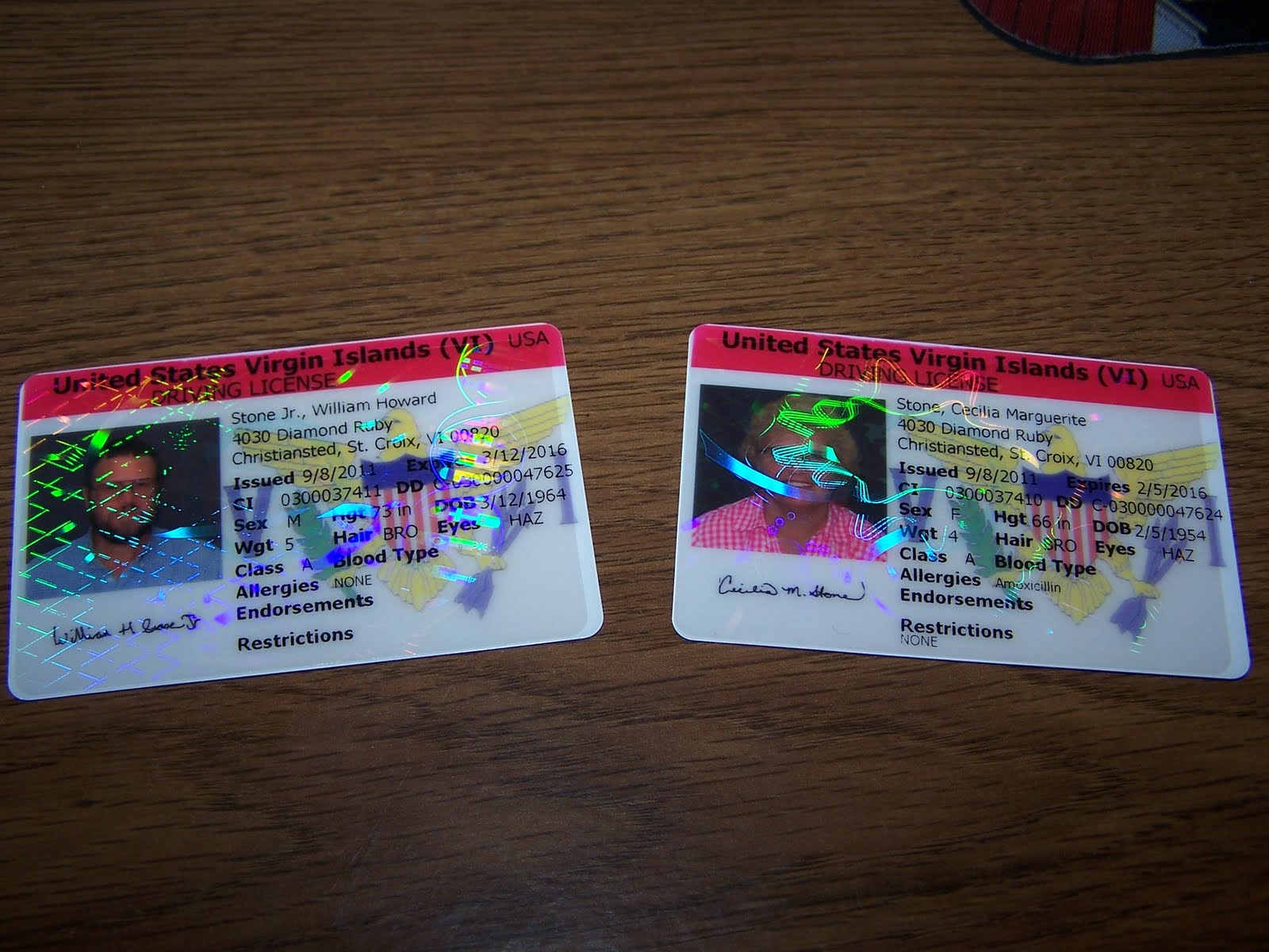 Order Virgin Islands Driver’s License