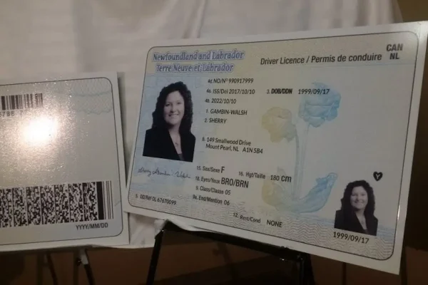 Order Newfoundland and Labrador Driver License