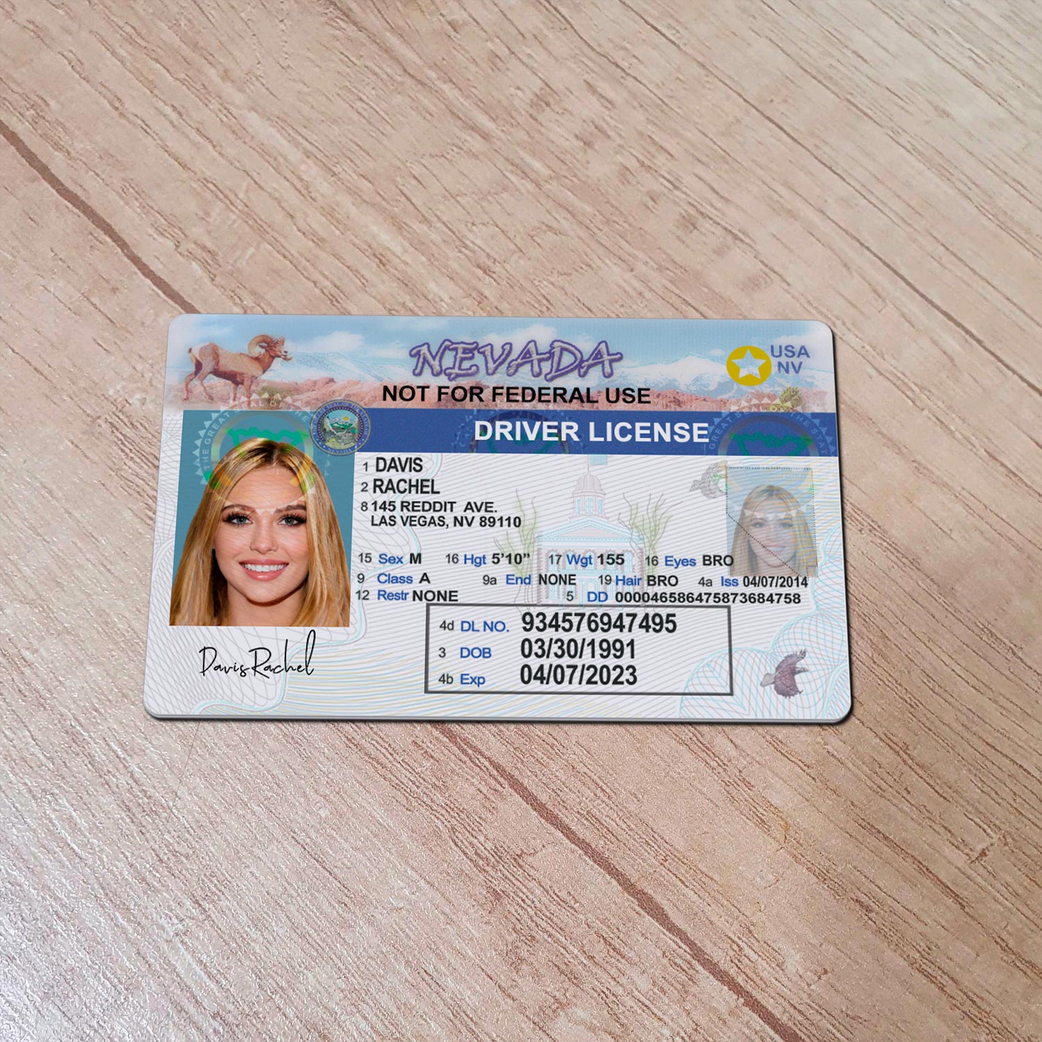 Order Nevada driver’s license