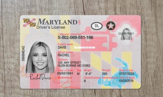 Order Maryland Drivers license
