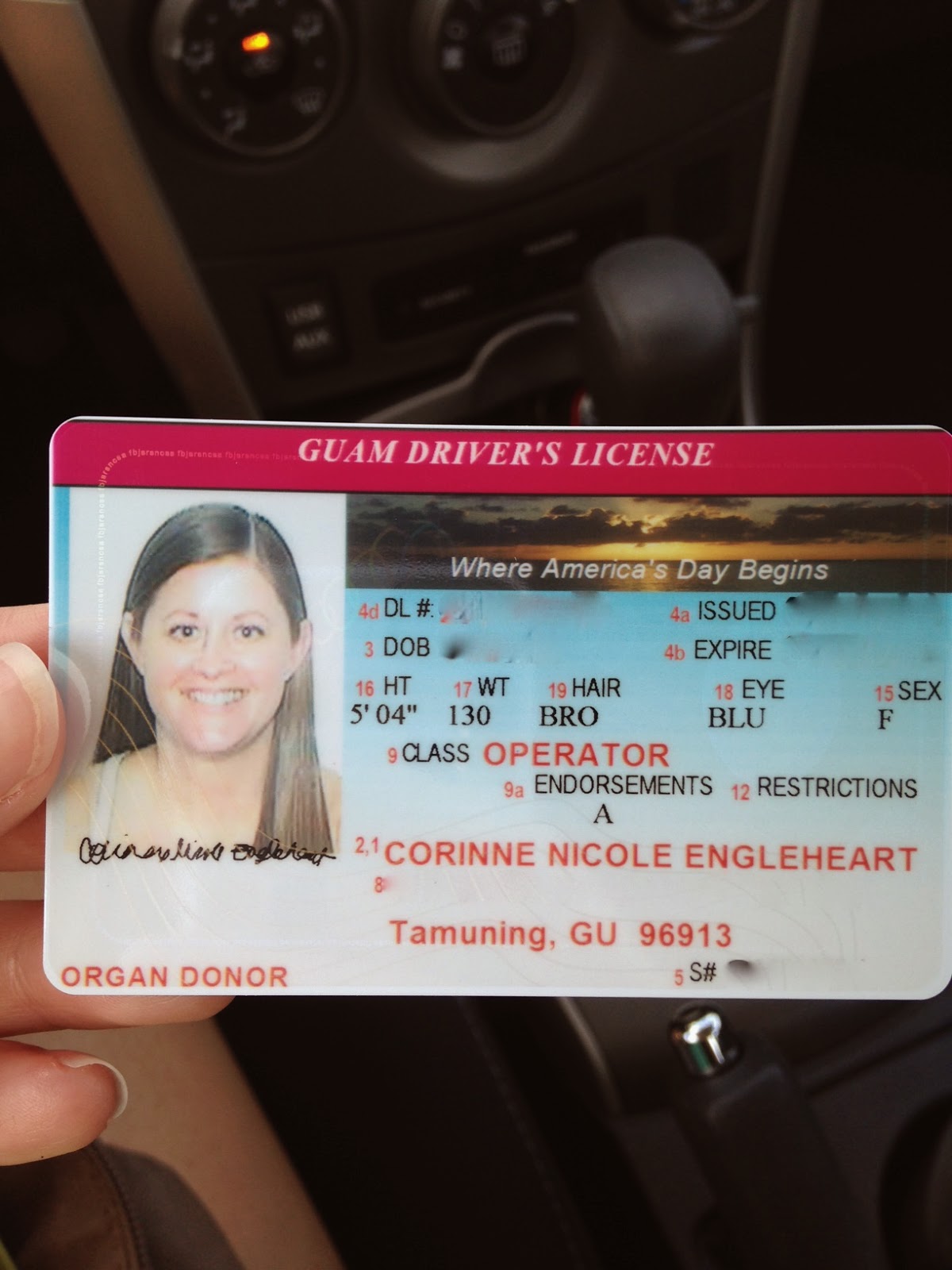Order Guam Driver license
