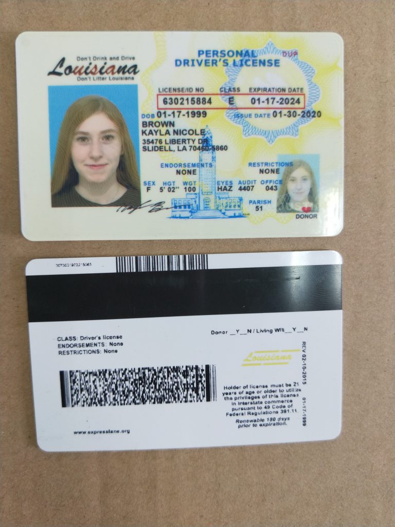 Order A Louisiana Driver License
